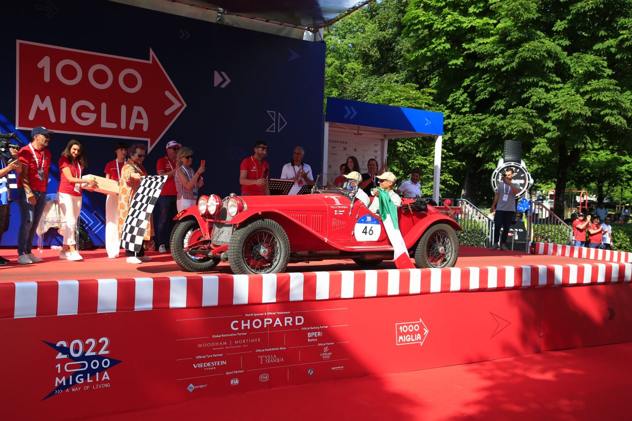 Trionfo Alfa Romeo alla Mille Miglia 2022: la 6C Zagato del 1929 davanti a tutti