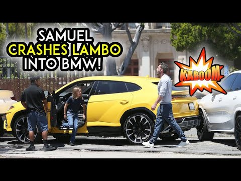 Ben Affleck, il figlio di 10 anni sale su una Urus e urta una BMW [VIDEO]