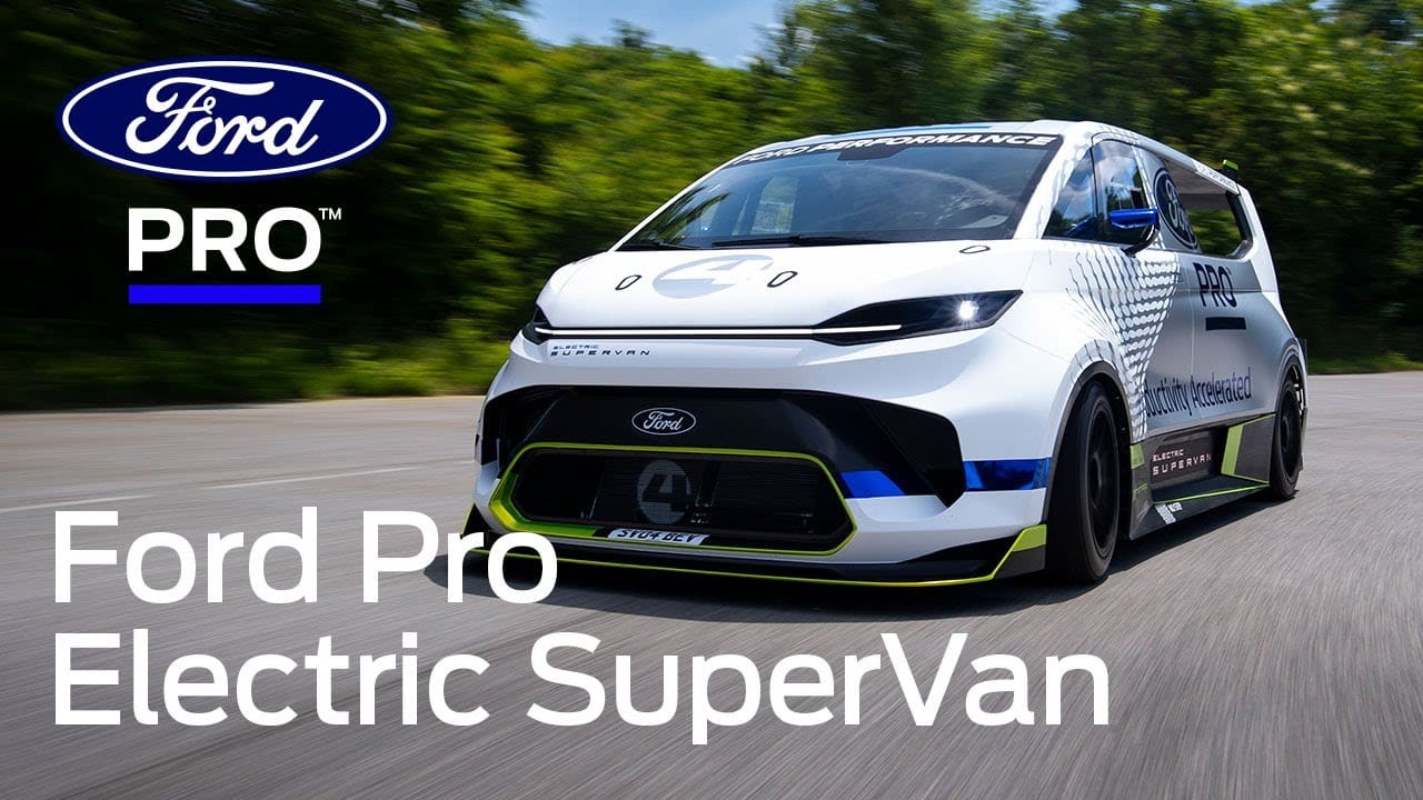 Ford presenta il Pro Electric Supervan, un furgone con 2.000 CV