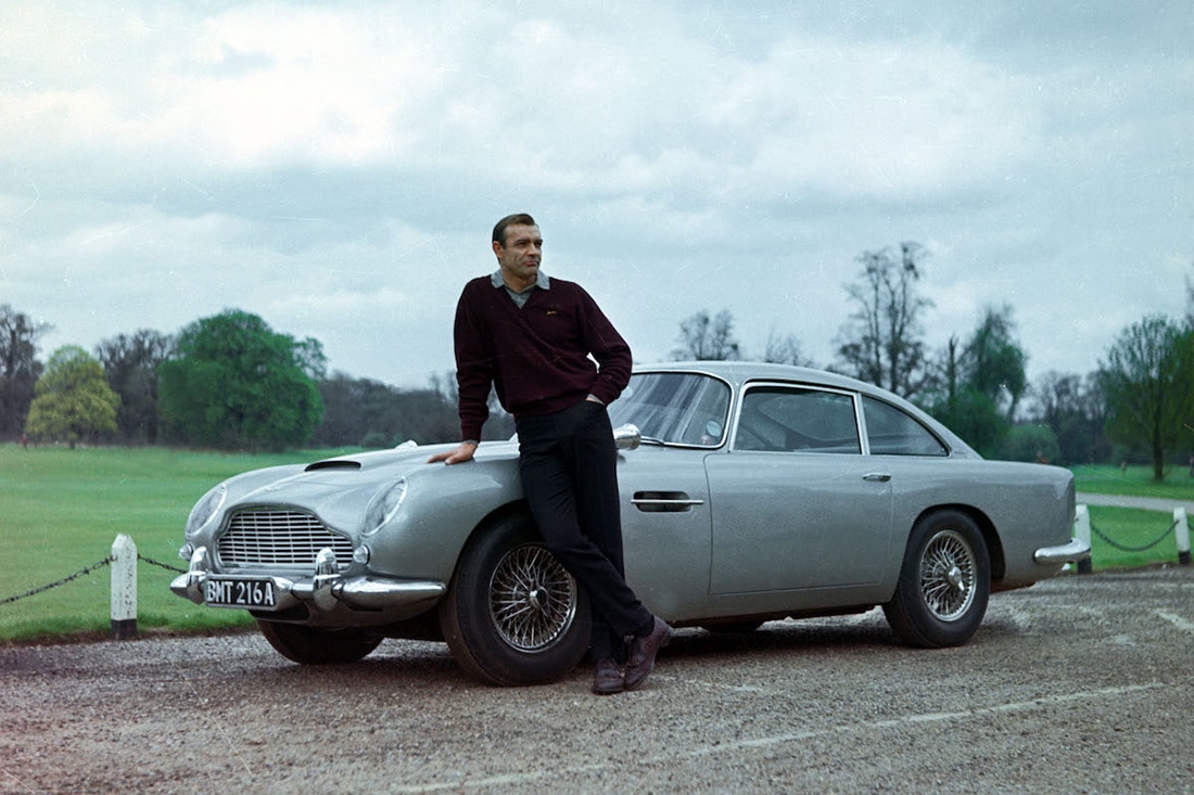 Aston Martin DB5, all’asta l’auto di James Bond, l’agente 007