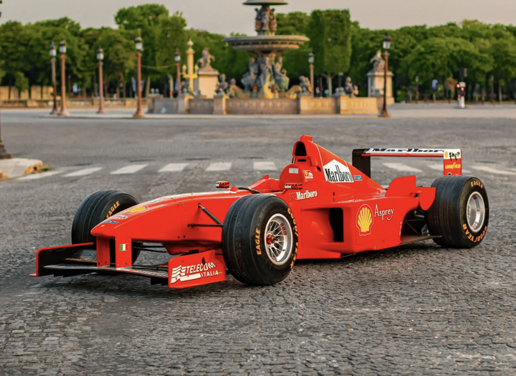 La Ferrari F1 di Schumacher è all’asta: si parte da 4,9 milioni di dollari