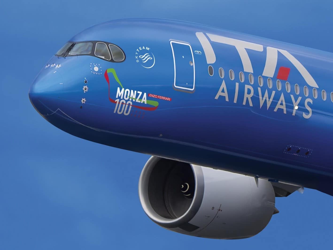 L’Airbus A350 di ITA Airways sorvolerà Monza prima del Gran Premio d’Italia