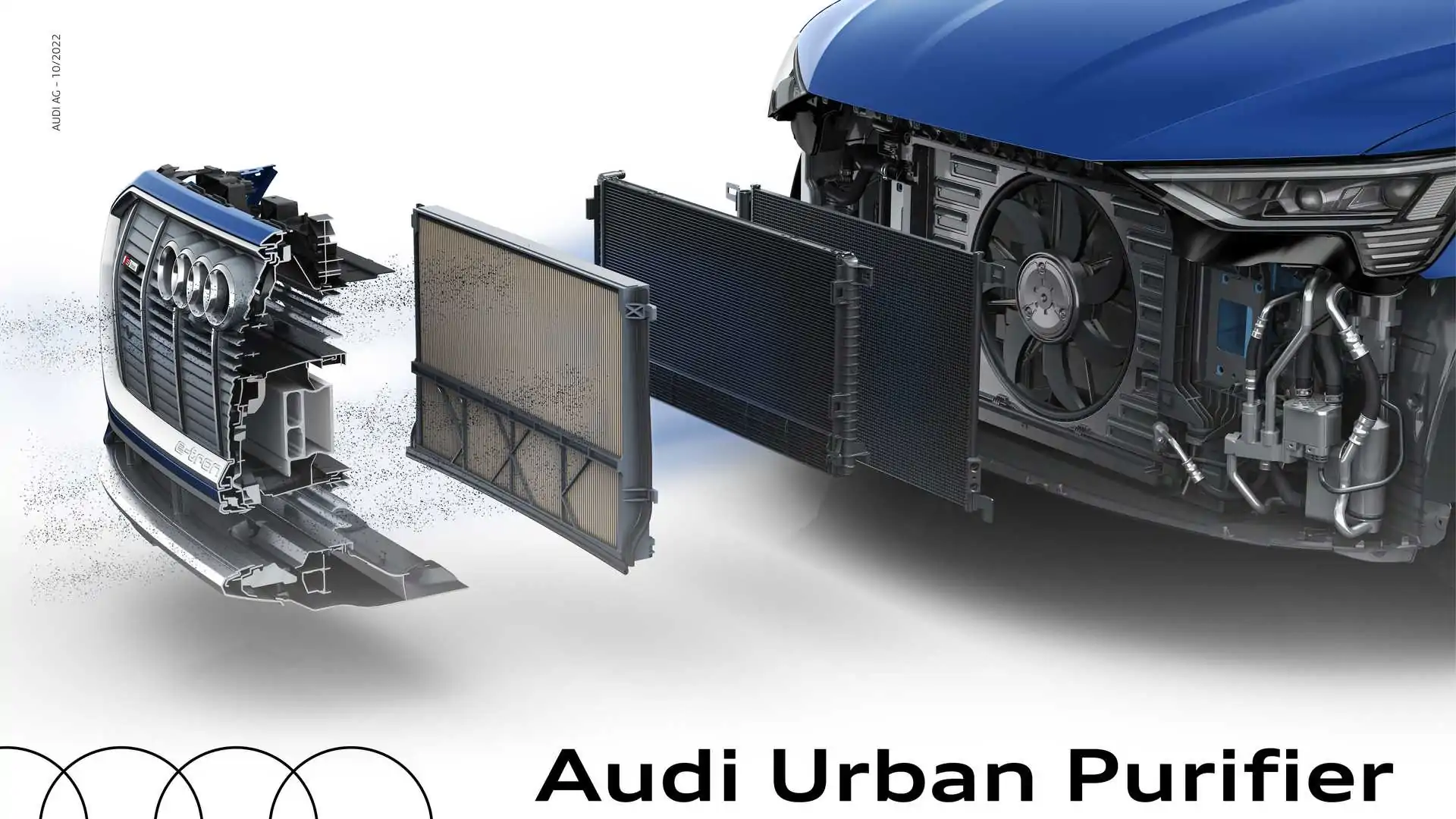 Una speciale Audi e-tron che cattura lo smog, ecco l’Audi Urban Purifier