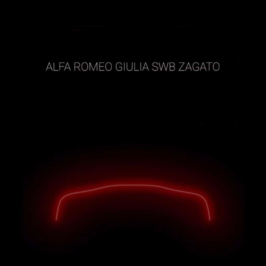 Alfa Romeo Giulia SWB Zagato Teaser