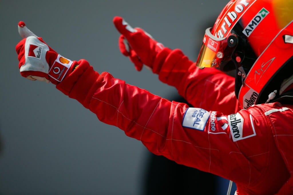 Michael Schumacher vittoria Ferrari