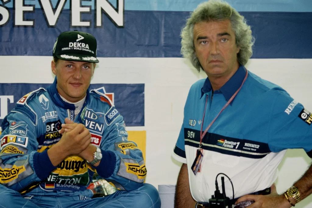 Michael Schumacher Benetton Briatore