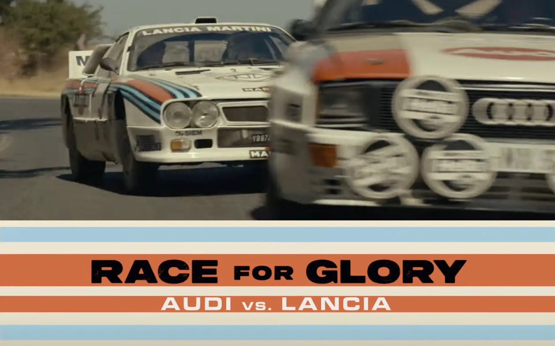 Trailer Race of Glory: ecco il film sulla sfida Lancia-Audi [VIDEO]